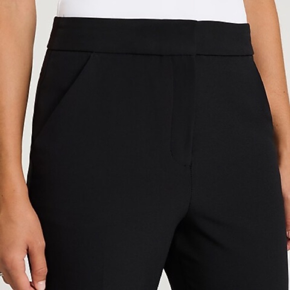 Express Editor Flair Straight Through Hip & Thigh Flare Trousers - Picture 3 of 9